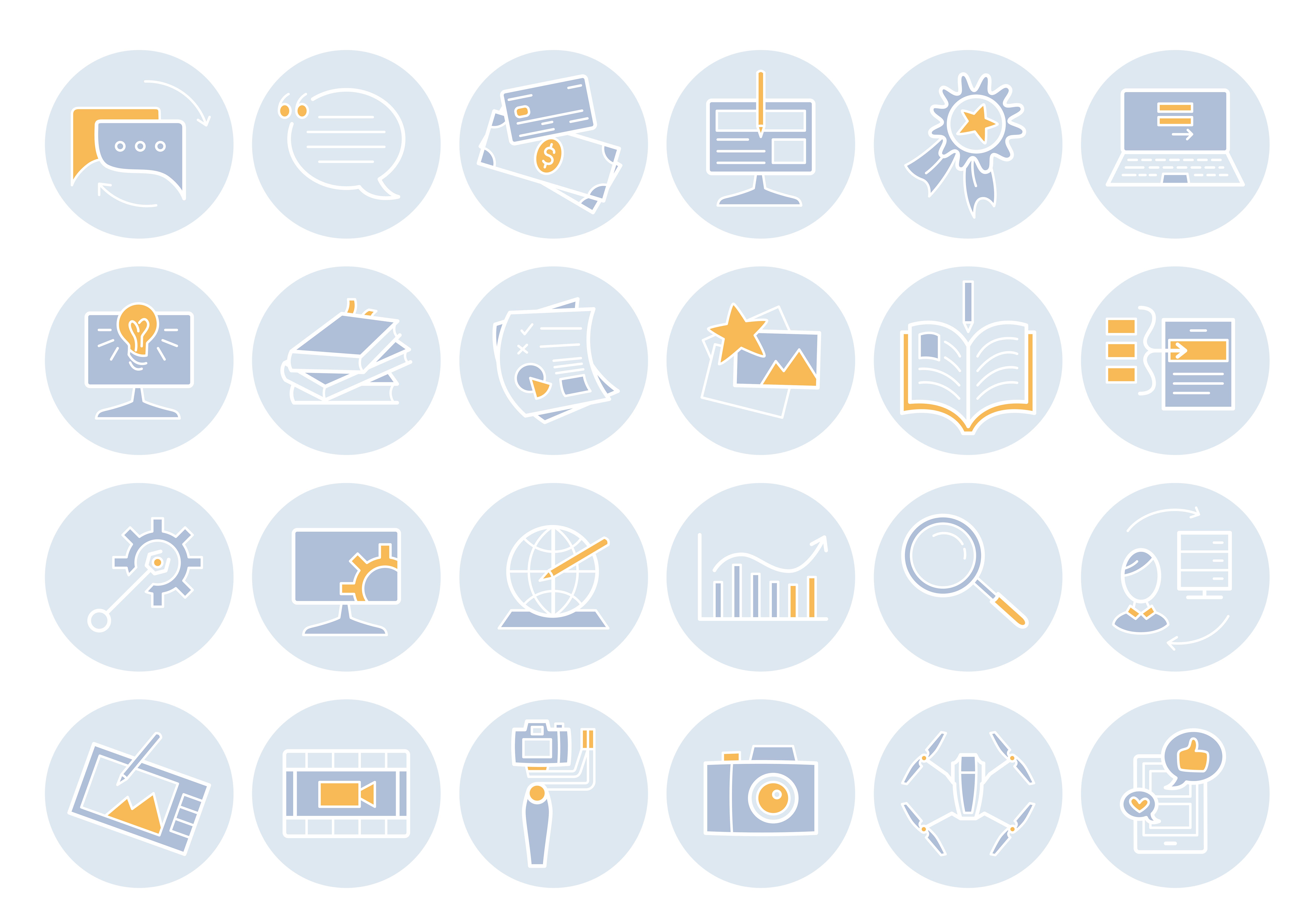 Moonlight Computing Proposal Icons