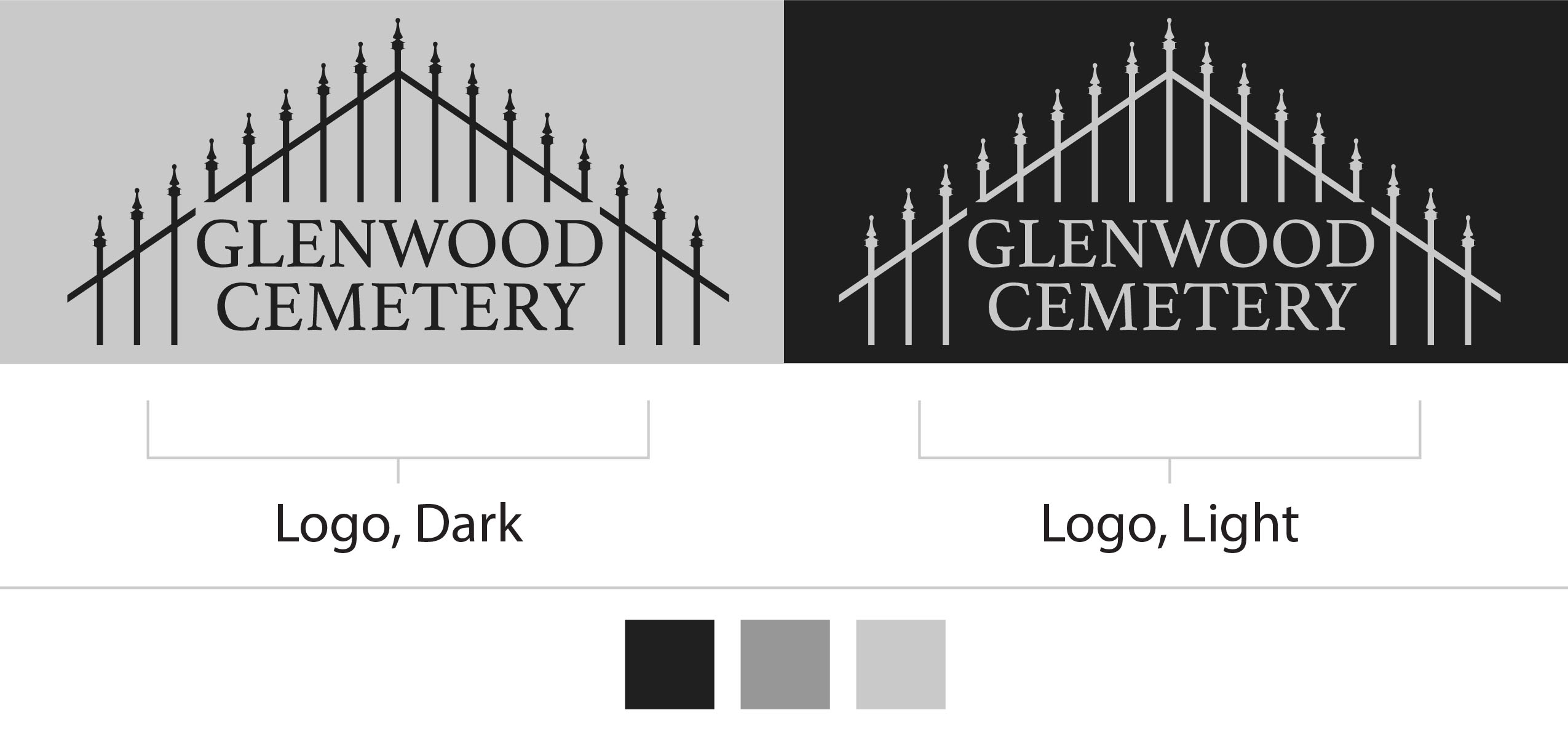 Glenwood Cemetery Logo Design