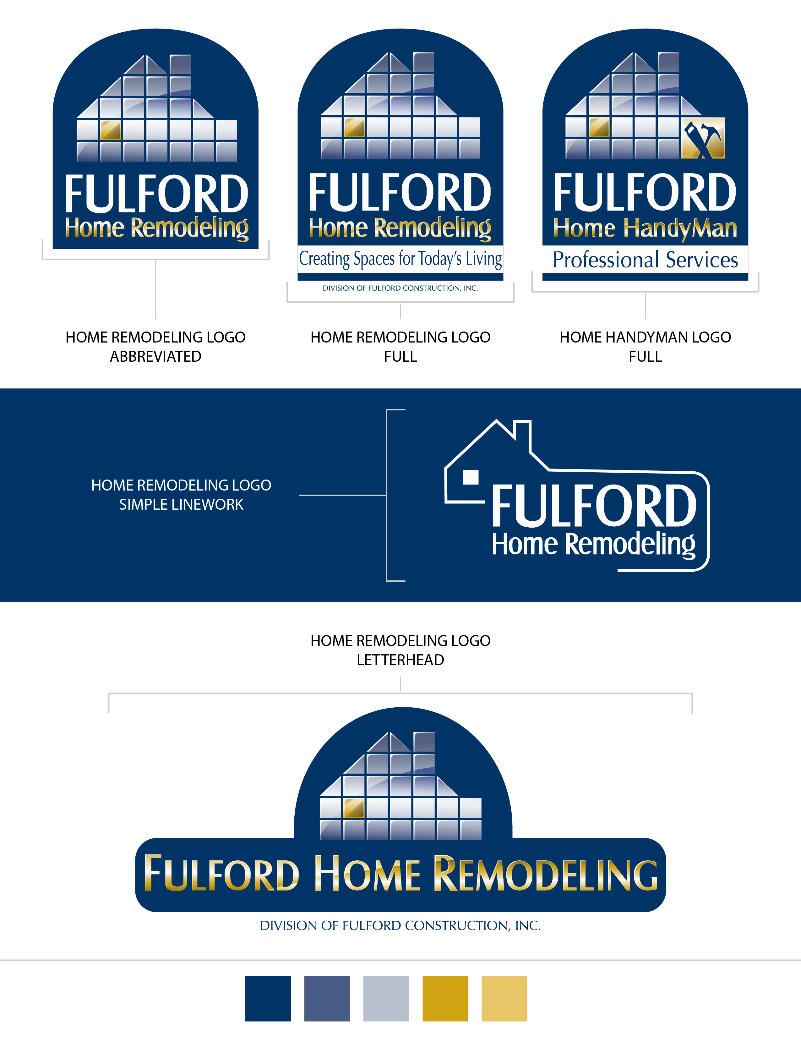 Fulford Home Remodeling Logo Design