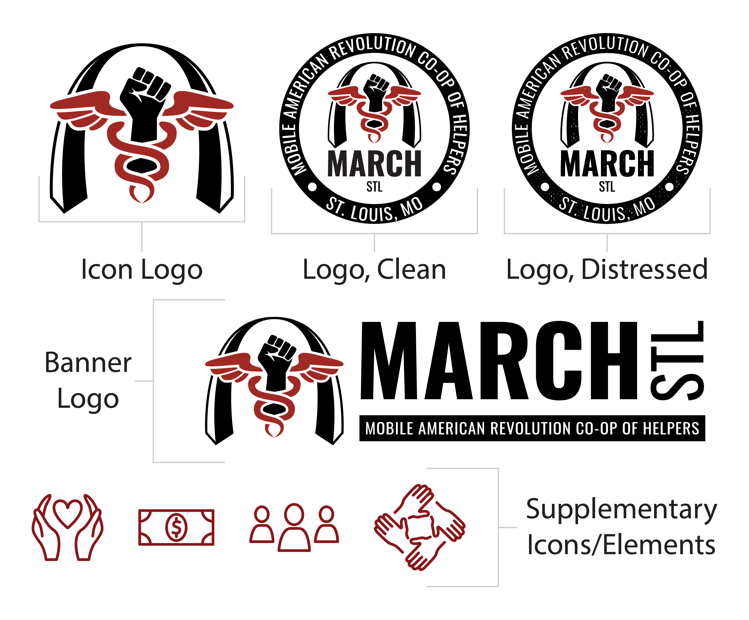 MARCH STL Logo Designs
