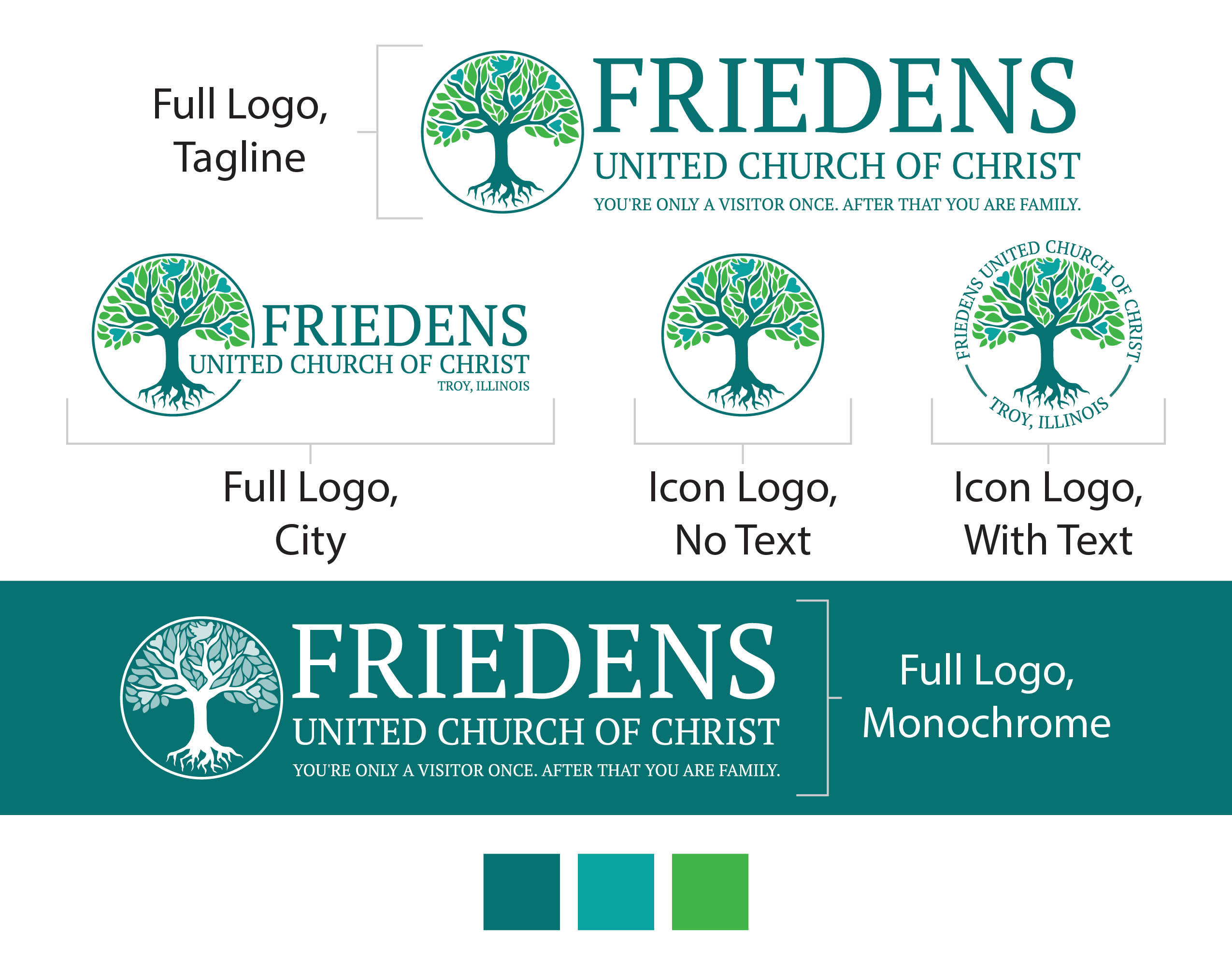 Friedens UCC Logo Designs