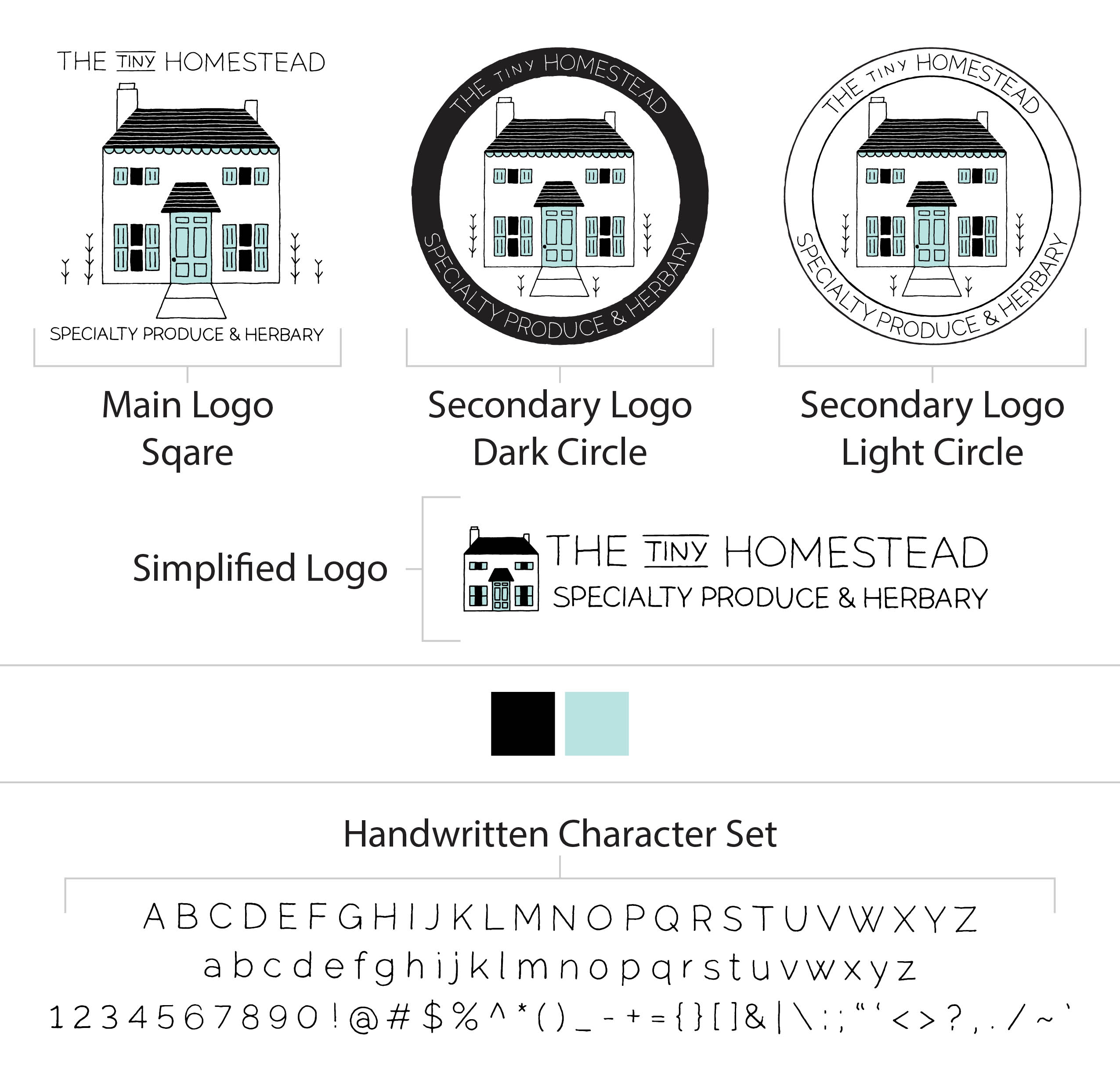 The Tiny Homestead Logo Designs