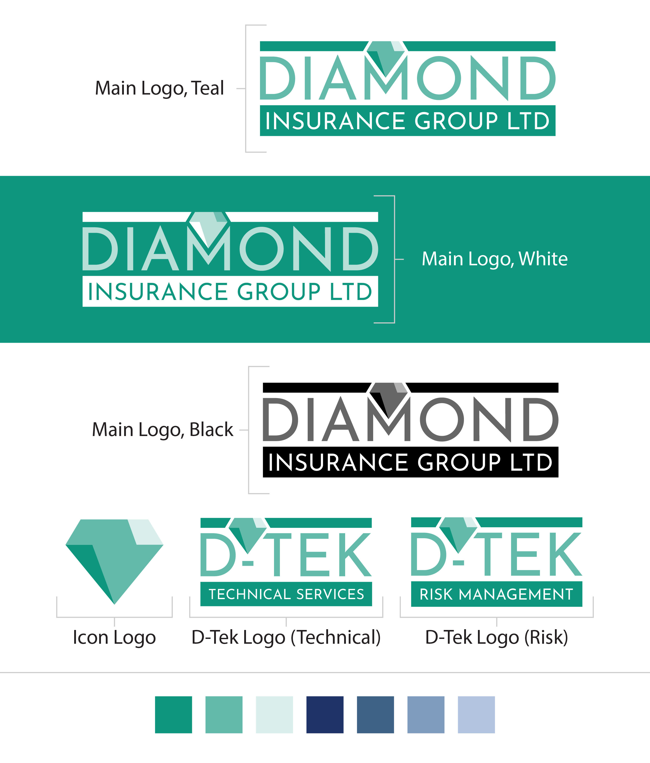 Diamond Insurance Logo Designs