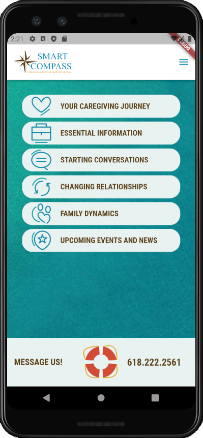 Smart Compass App Mockup