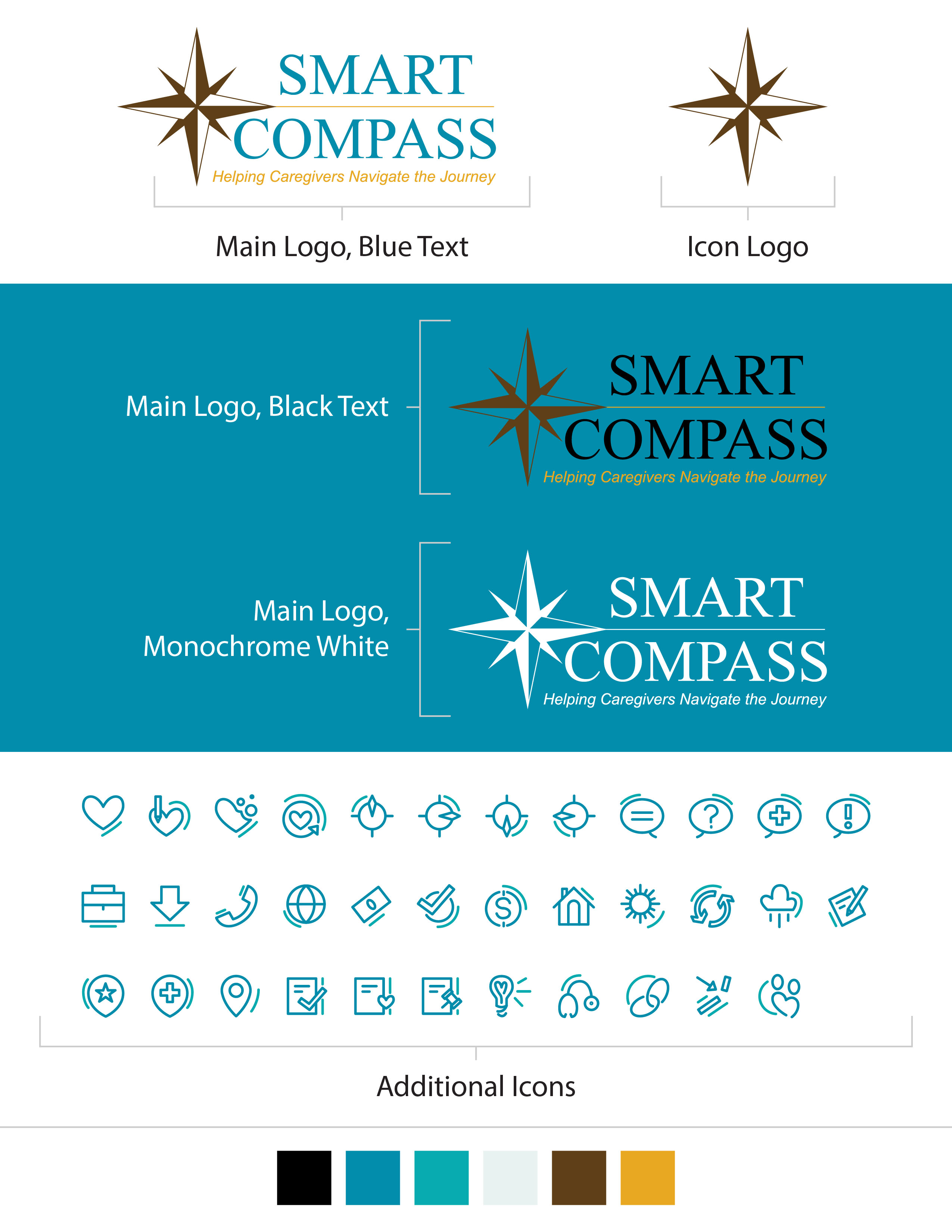 Smart Compass Logo Designs