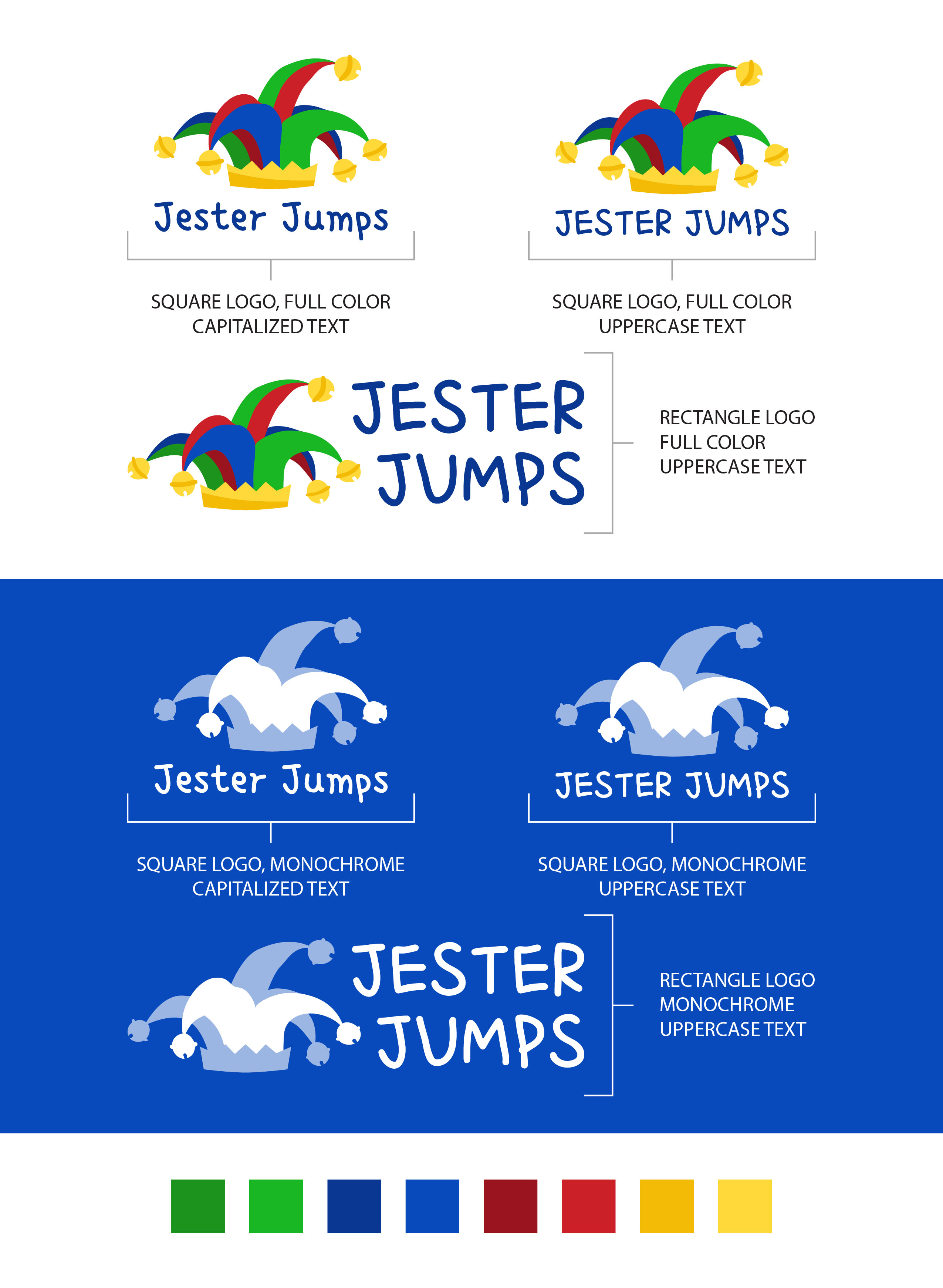Jester Jumps Logo Designs